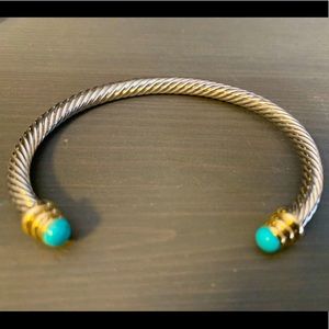 Two Tone Bangle Bracelet